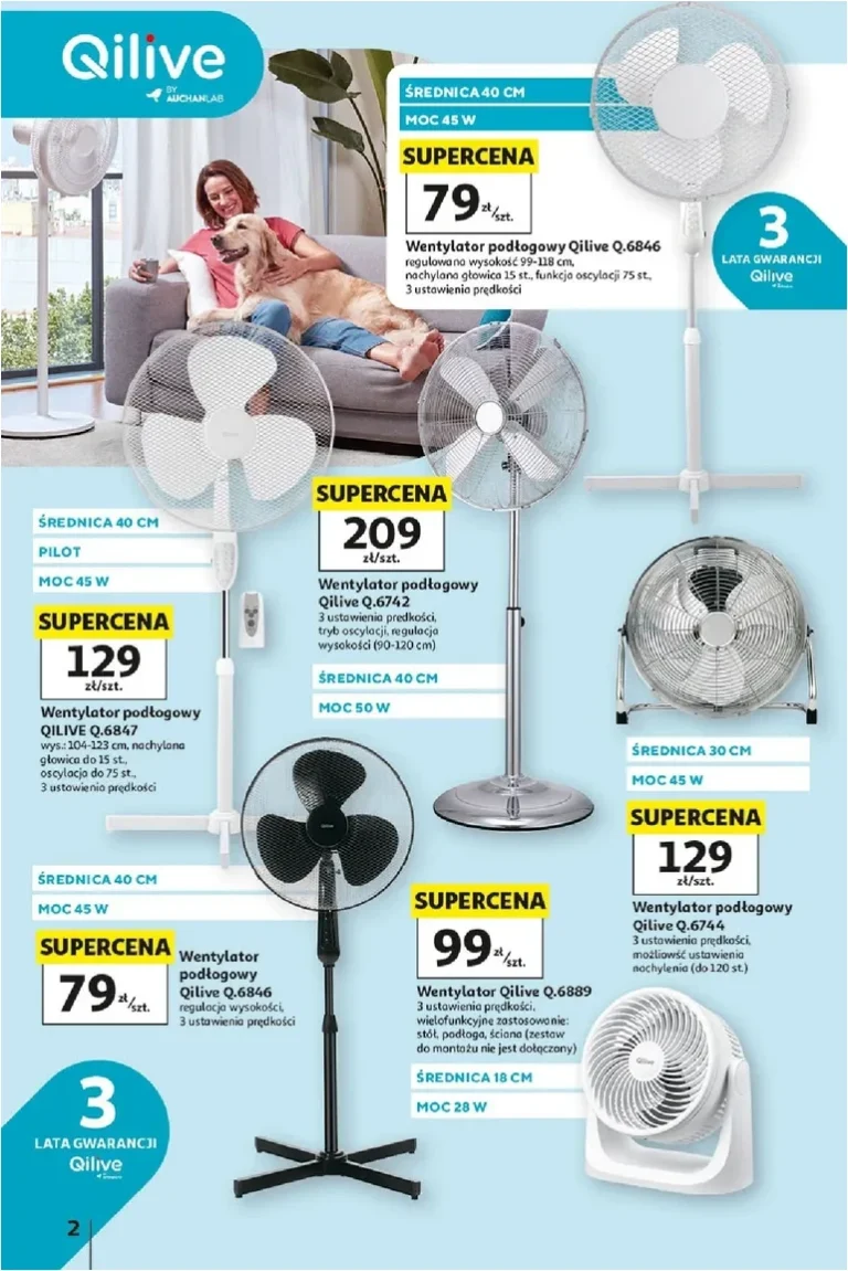 Najnowsza gazetka Hipermarket Auchan – Wentylatory ważna od 05.06.2026 ⭐ - strona 2