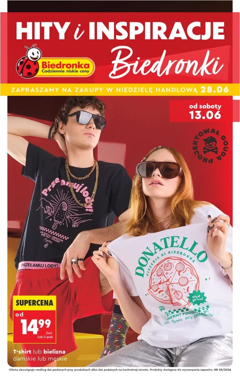 Biedronka – Hity i inspiracje – 13.06 gazetka od 12.06.2026 - strona 1