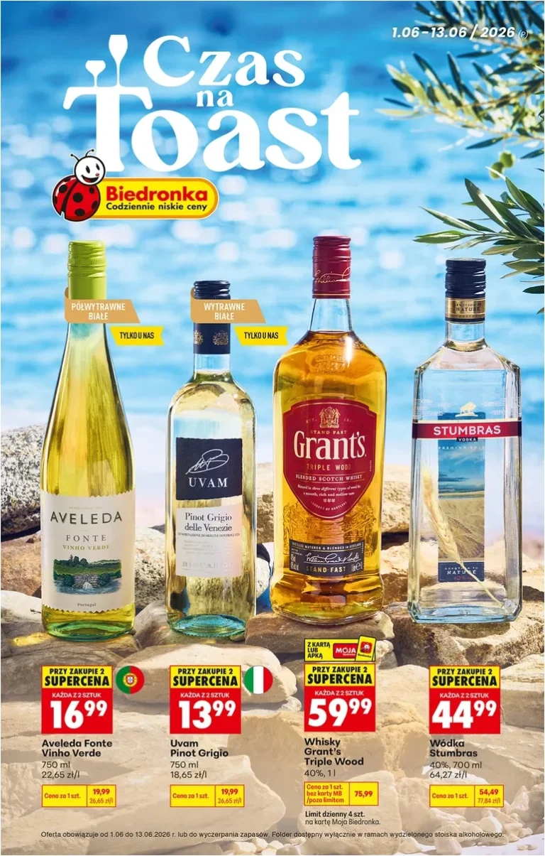 Biedronka – Alkohol gazetka od 01.06.2026 - strona 1