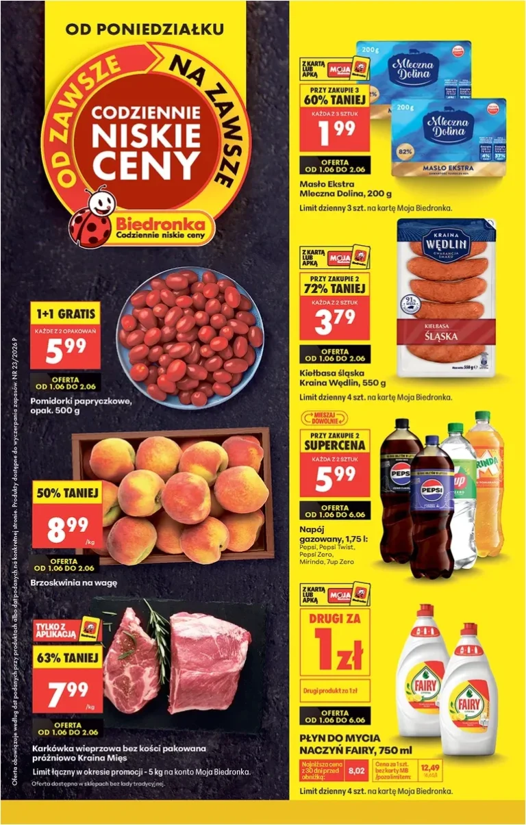 Biedronka gazetka od 01.06.2026 - strona 1