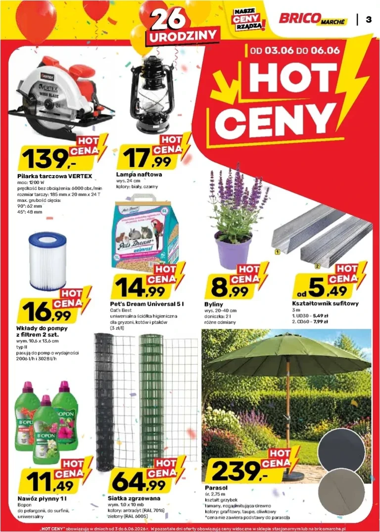 Najnowsza gazetka Bricomarché ważna od 03.06.2026 ⭐ - strona 3
