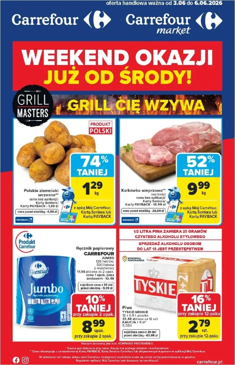 Carrefour – Weekend promek juz od środy! gazetka od 03.06.2026 - strona 1