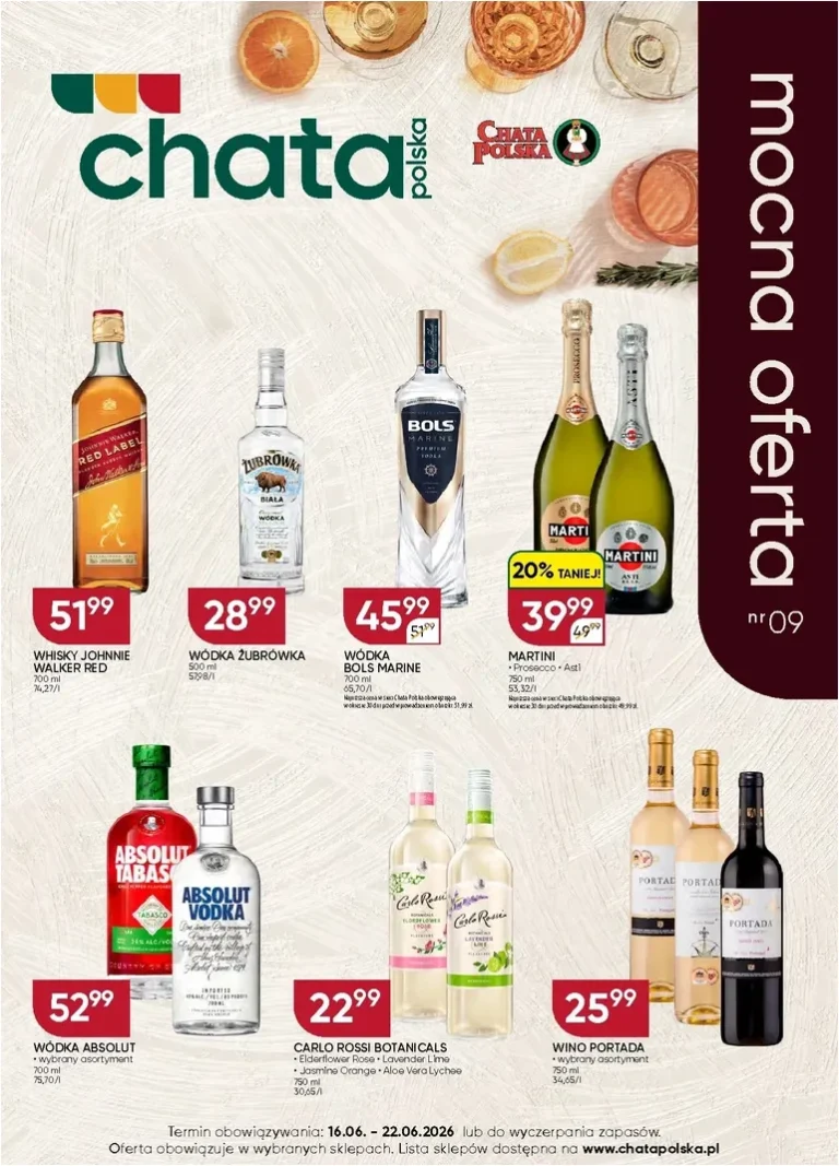 Chata Polska -Mocna oferta gazetka od 16.06.2026 - strona 1