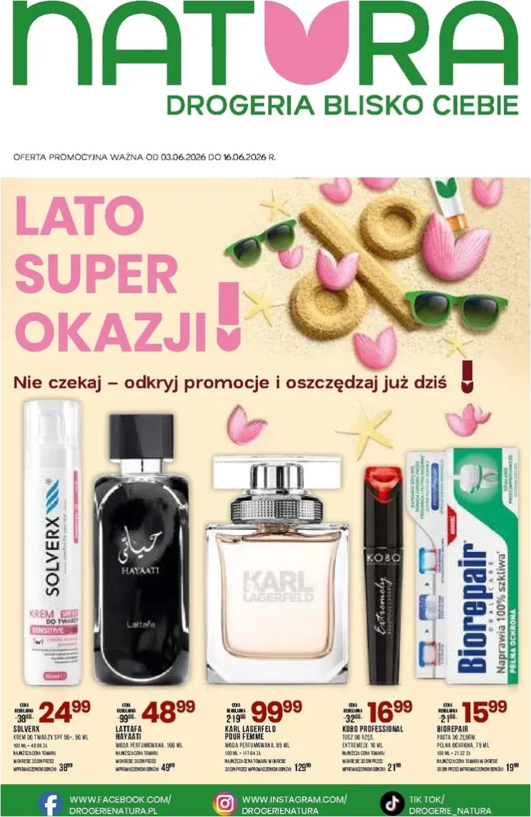 Drogerie Natura gazetka od 03.06.2026 - strona 1