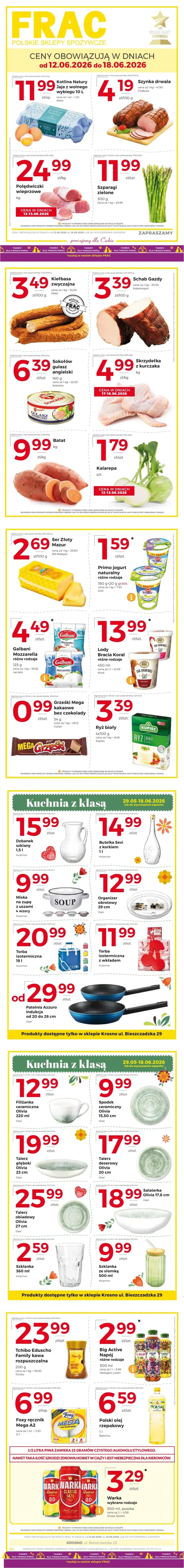 Frac – KROSNO-BIESZCZADZKA gazetka od 12.06.2026 - strona 1