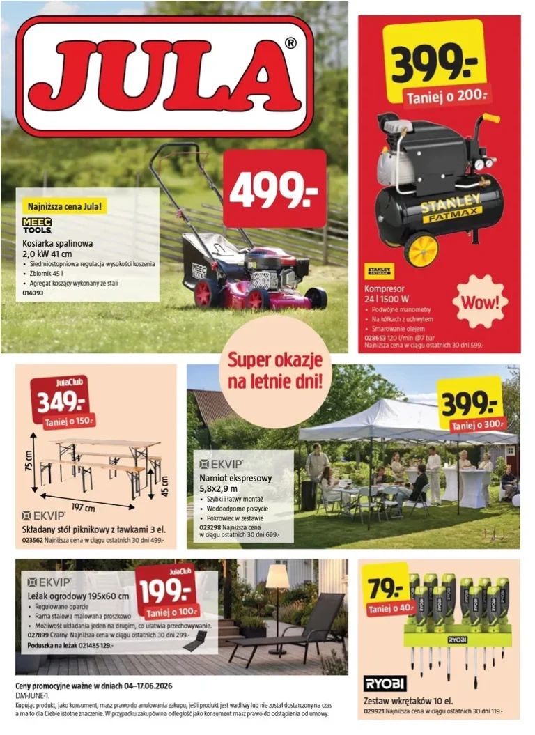 Jula gazetka od 04.06.2026 - strona 1