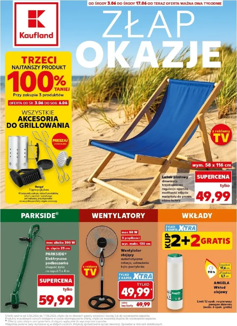 Najnowsza gazetka Kaufland – Okazje ważna od 03.06.2026 ⭐ - strona 1