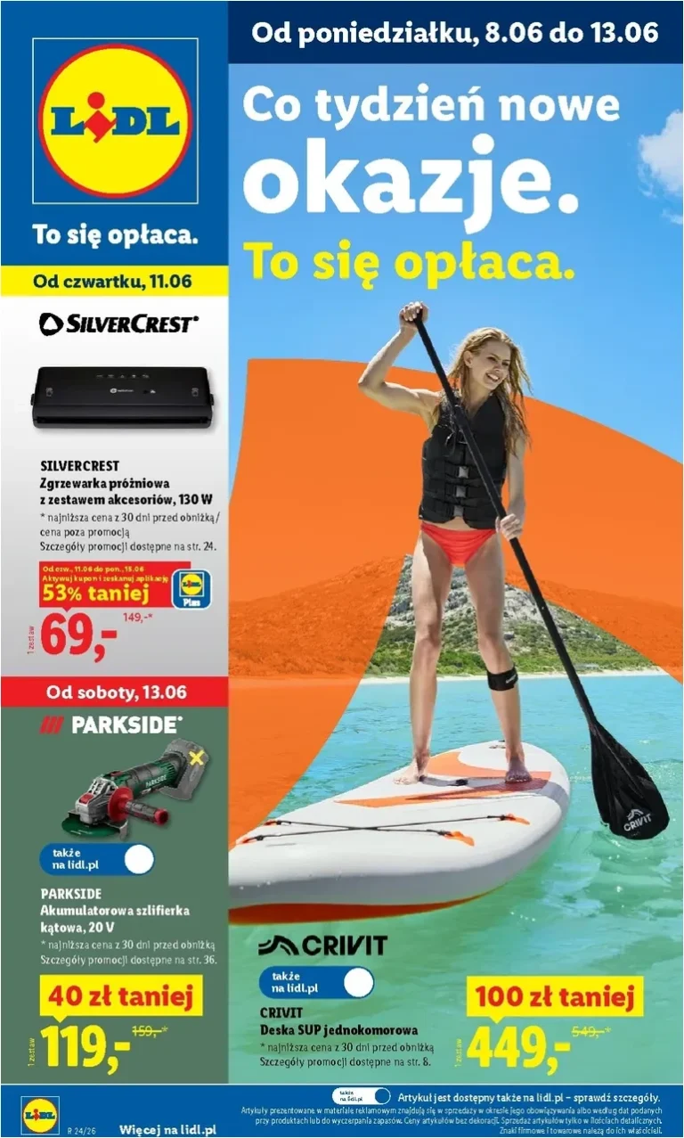 Najnowsza gazetka Lidl – Katalog Okazji ważna od 08.06.2026 ⭐ - strona 1