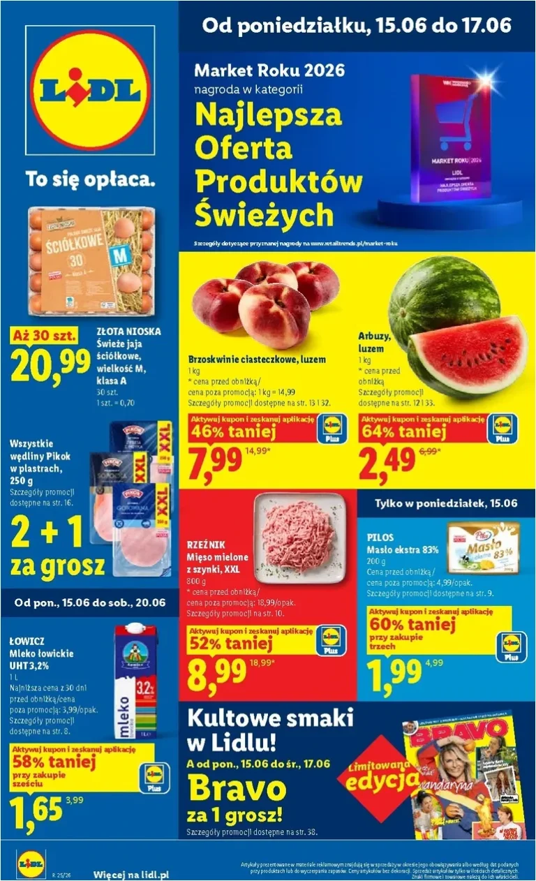 Najnowsza gazetka Lidl – Gazetka ważna od 15.06 do 17.06 ważna od 15.06.2026 ⭐ - strona 1
