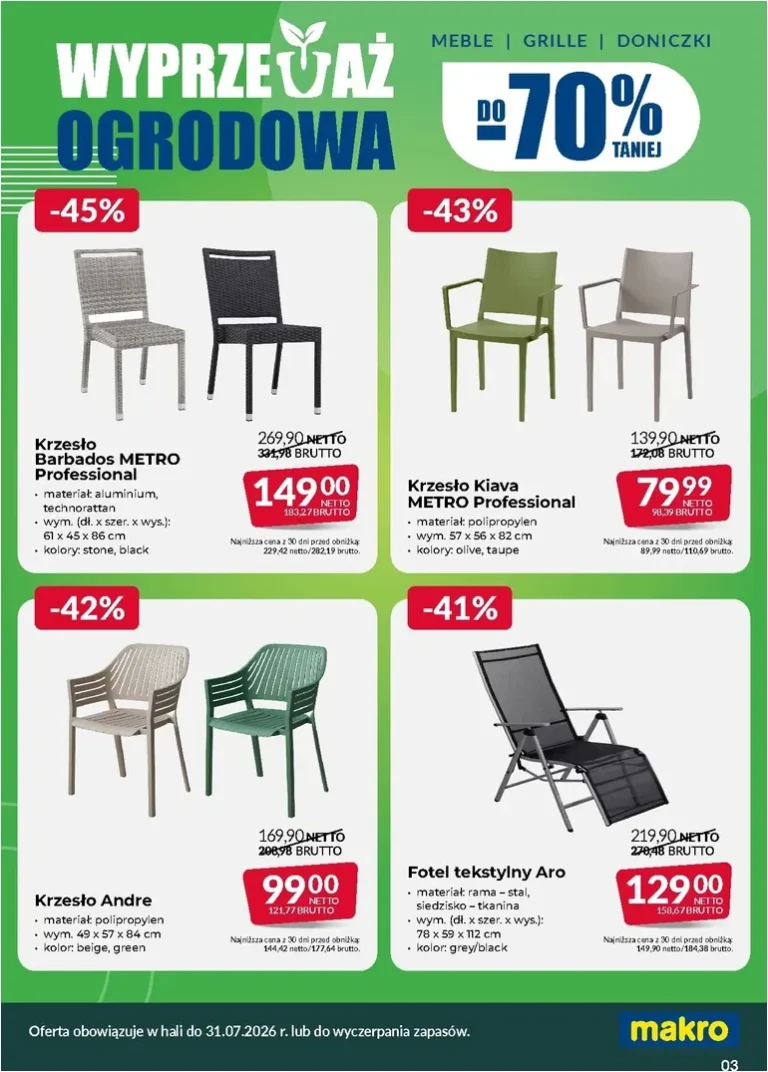 Makro – Wyprzedaż ogrodowa gazetka od 17.06.2026 - strona 3