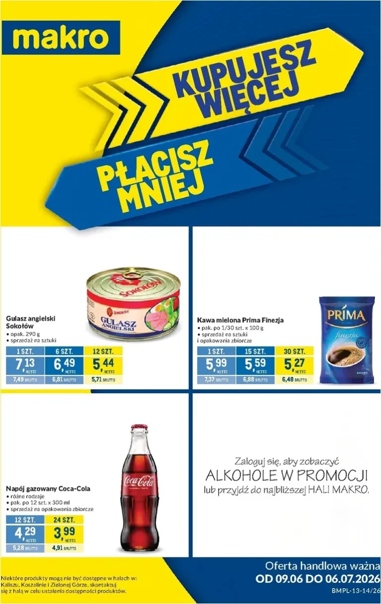 Makro – Kupujesz więcej płacisz mniej gazetka od 09.06.2026 - strona 1