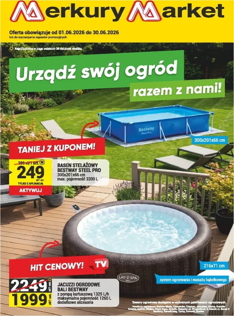 Merkury Market – Ogród gazetka od 01.06.2026 - strona 1