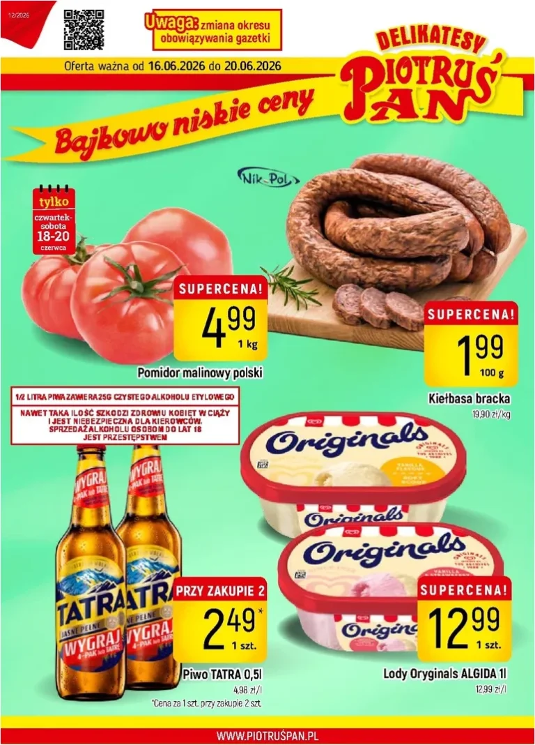 Piotruś Pan gazetka od 16.06.2026 - strona 1