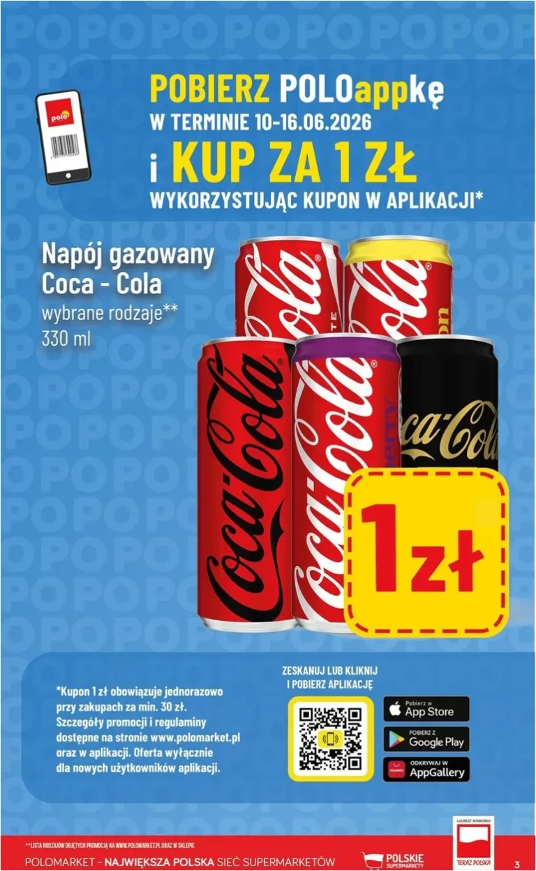 POLO market – Kupuj Taniej w Aplikacji gazetka od 10.06.2026 - strona 3