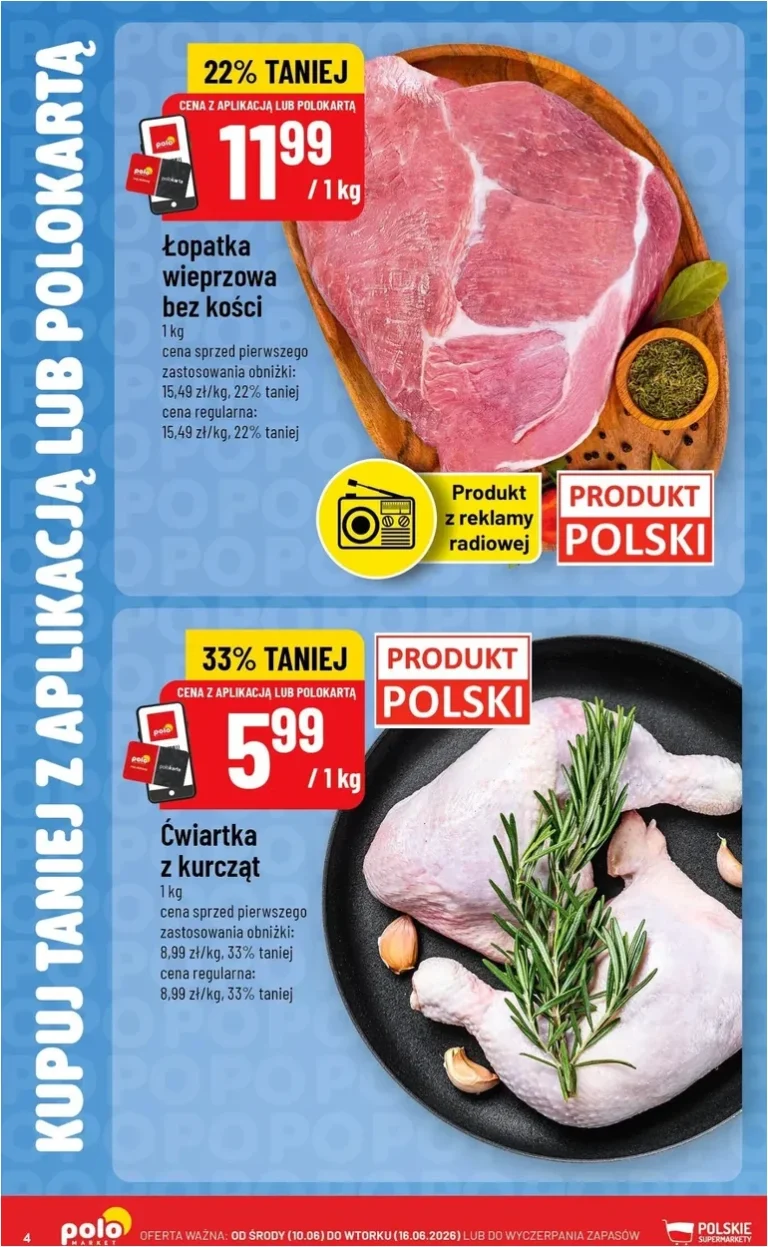 POLO market – Kupuj Taniej w Aplikacji gazetka od 10.06.2026 - strona 4