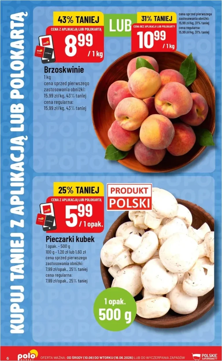 POLO market – Kupuj Taniej w Aplikacji gazetka od 10.06.2026 - strona 6