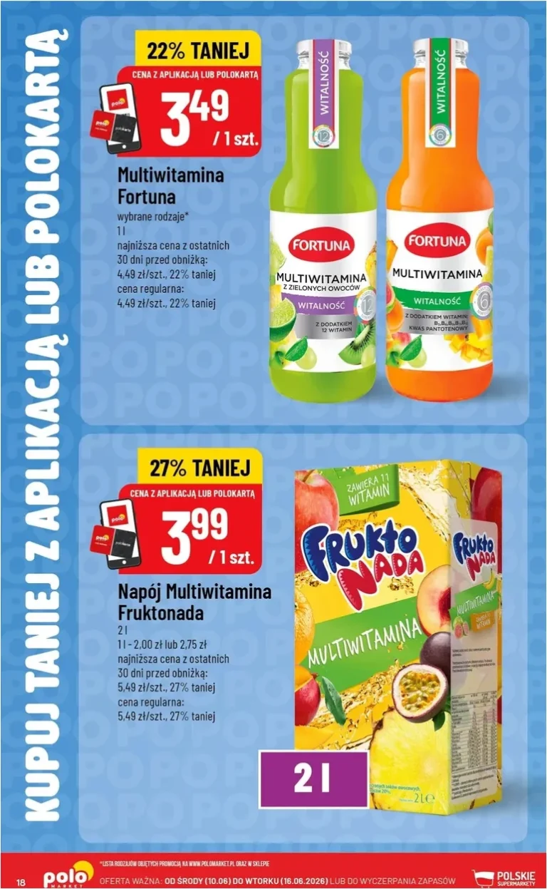 POLO market – Kupuj Taniej w Aplikacji gazetka od 10.06.2026 - strona 18