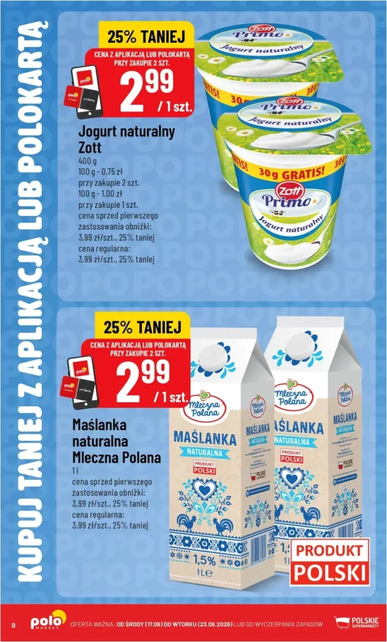 POLO market – Kupuj taniej z aplikacją gazetka od 17.06.2026 - strona 8