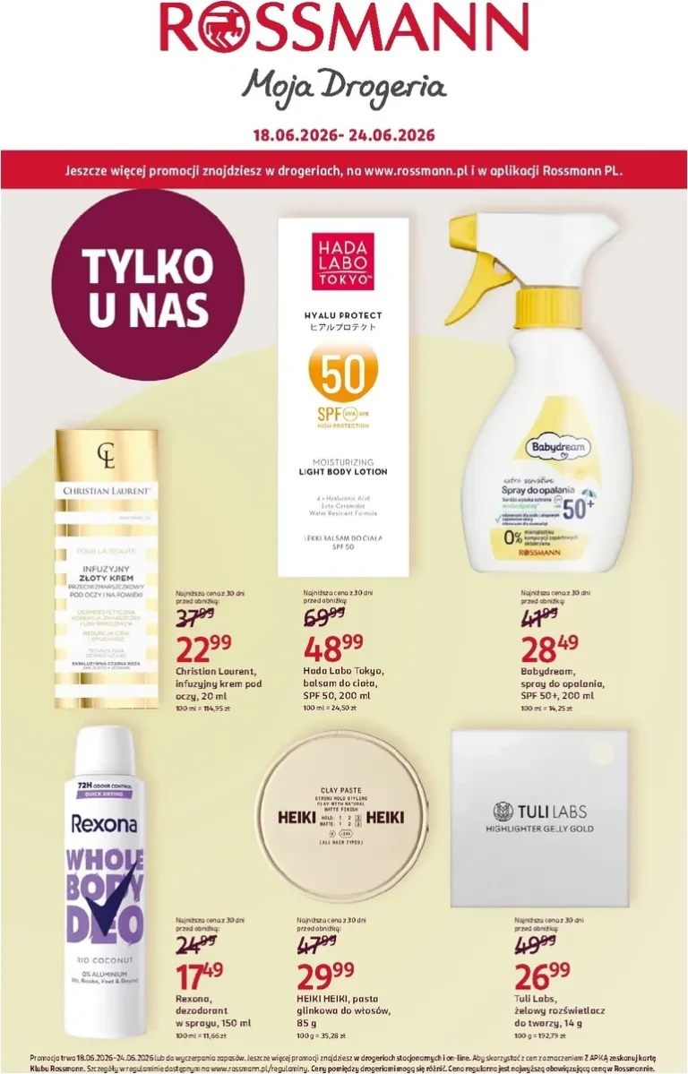 Rossmann gazetka od 18.06.2026 - strona 1