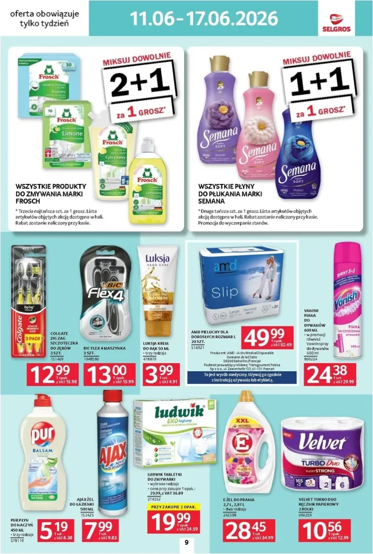 Selgros cash&amp;carry – Jeszcze więcej super promocji! gazetka od 11.06.2026 - strona 9