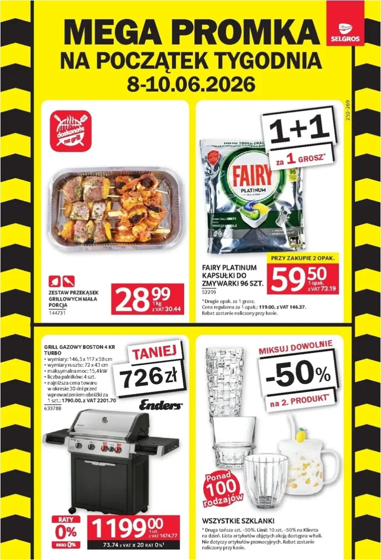 Najnowsza gazetka Selgros cash&amp;carry – Mega promka ważna od 08.06.2026 ⭐ - strona 1