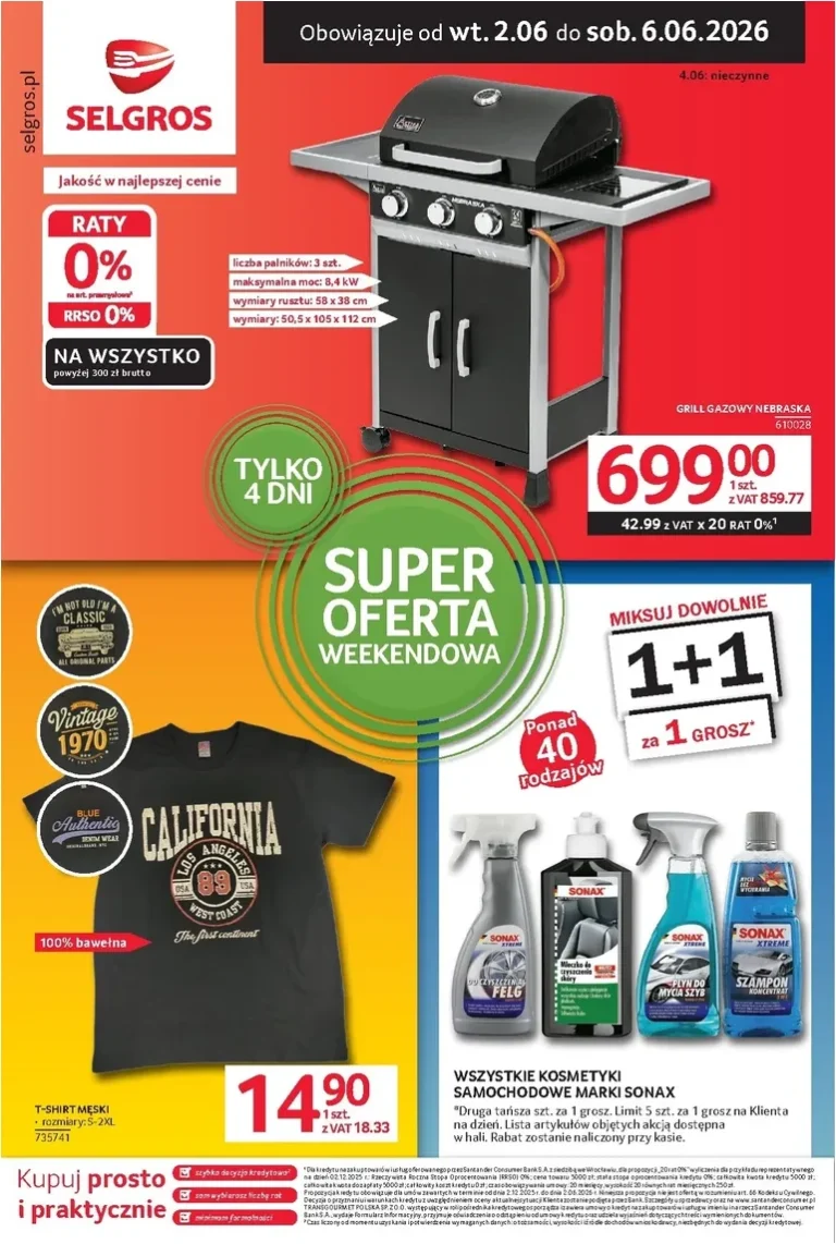 Najnowsza gazetka Selgros cash&amp;carry – Oferta weekendowa ważna od 02.06.2026 ⭐ - strona 1