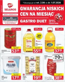 Najnowsza gazetka Selgros cash&amp;carry – Gastro Duet ważna od 02.06.2026 ⭐