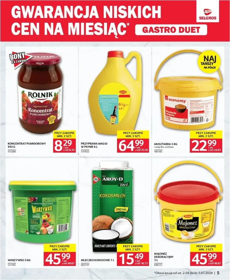 Najnowsza gazetka Selgros cash&amp;carry – Gastro Duet ważna od 02.06.2026 ⭐ - strona 5