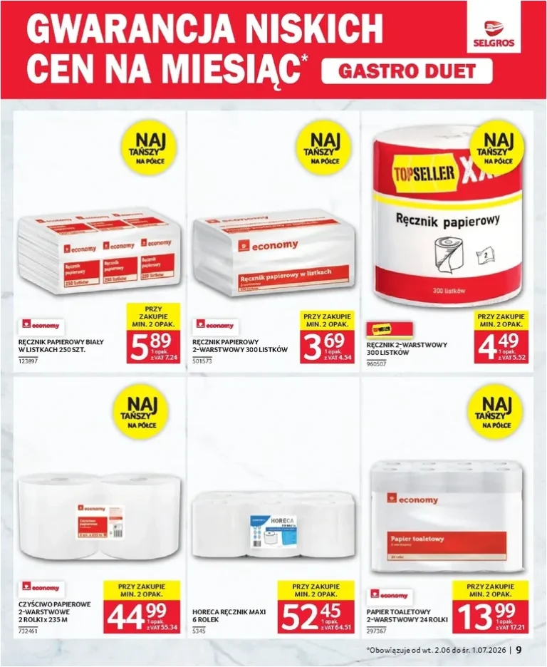 Najnowsza gazetka Selgros cash&amp;carry – Gastro Duet ważna od 02.06.2026 ⭐ - strona 9