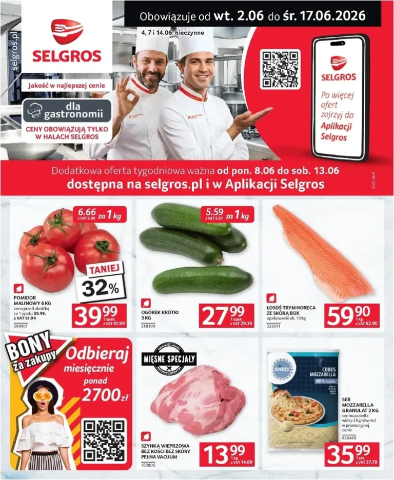 Najnowsza gazetka Selgros cash&amp;carry – Oferta dla gastronomii ważna od 02.06.2026 ⭐ - strona 1