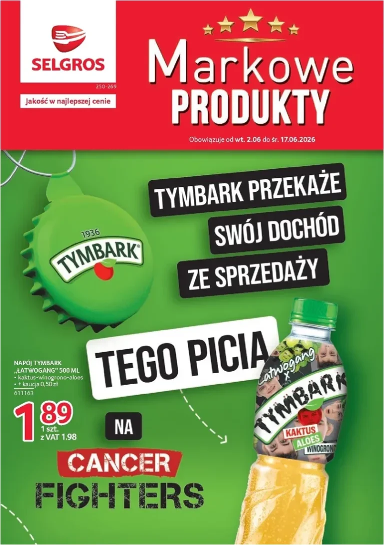Najnowsza gazetka Selgros cash&amp;carry – Markowe Produkty ważna od 02.06.2026 ⭐ - strona 1
