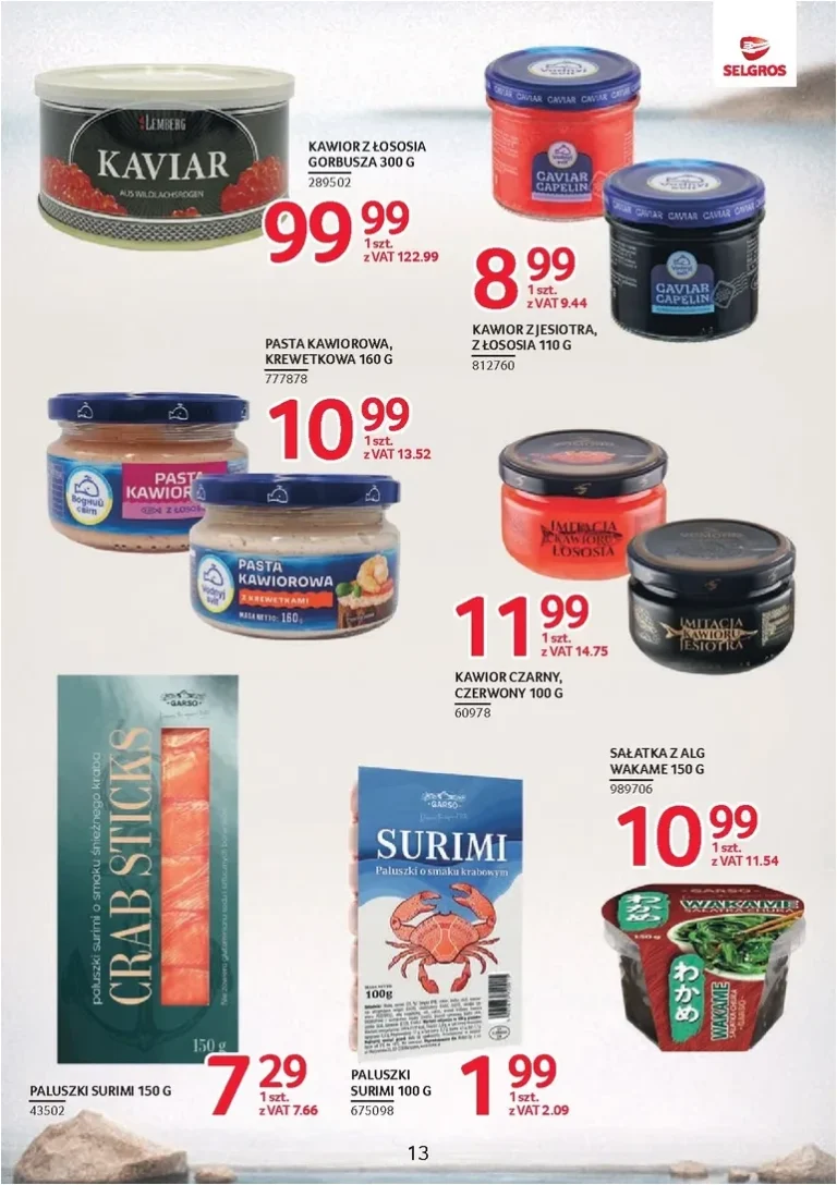 Najnowsza gazetka Selgros cash&amp;carry – Markowe Produkty ważna od 02.06.2026 ⭐ - strona 13