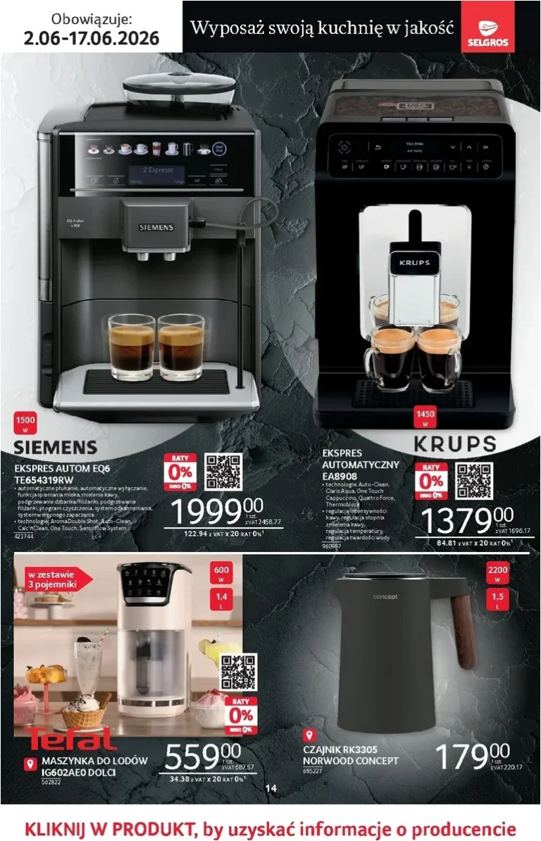 Najnowsza gazetka Selgros cash&amp;carry – Premium ważna od 02.06.2026 ⭐ - strona 14