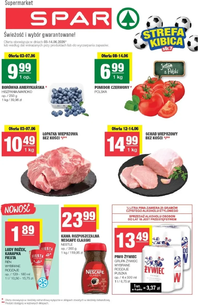 Najnowsza gazetka SPAR ważna od 03.06.2026 ⭐ - strona 1