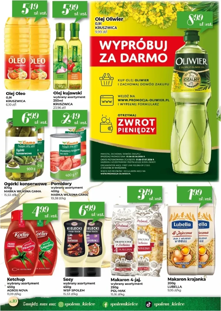 Społem – Kielce gazetka od 02.06.2026 - strona 10