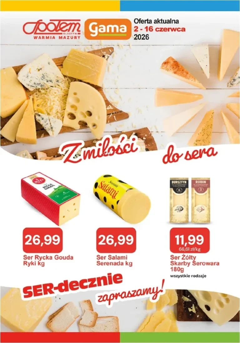 Społem – Olsztyn gazetka od 02.06.2026 - strona 1