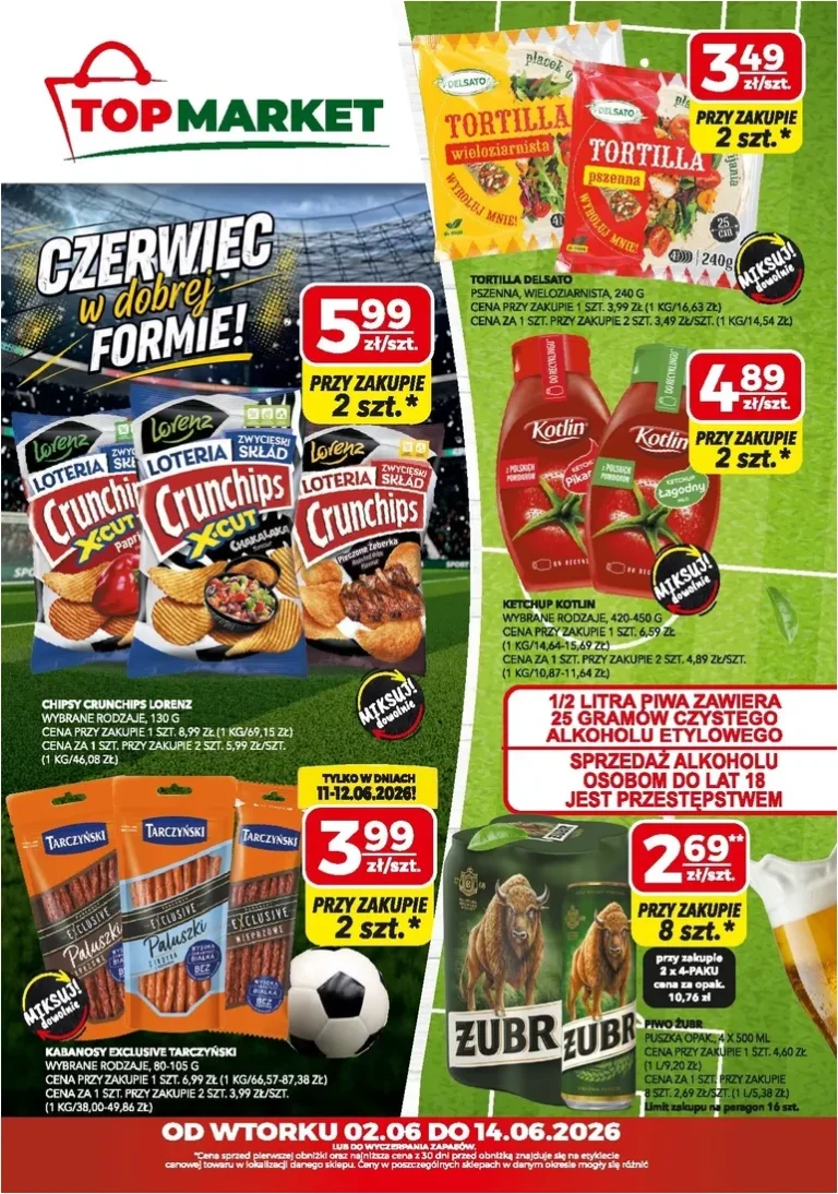 Top Market gazetka od 02.06.2026 - strona 1