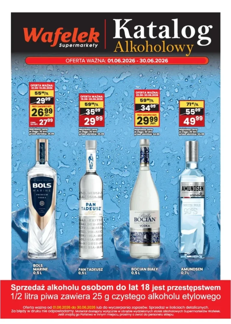 Wafelek – Katalog Alkoholowy gazetka od 01.06.2026 - strona 1
