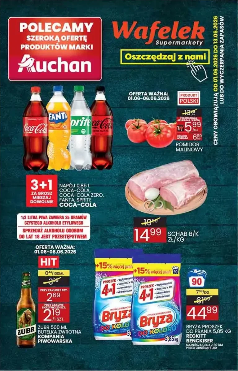 Wafelek gazetka od 01.06.2026 - strona 1